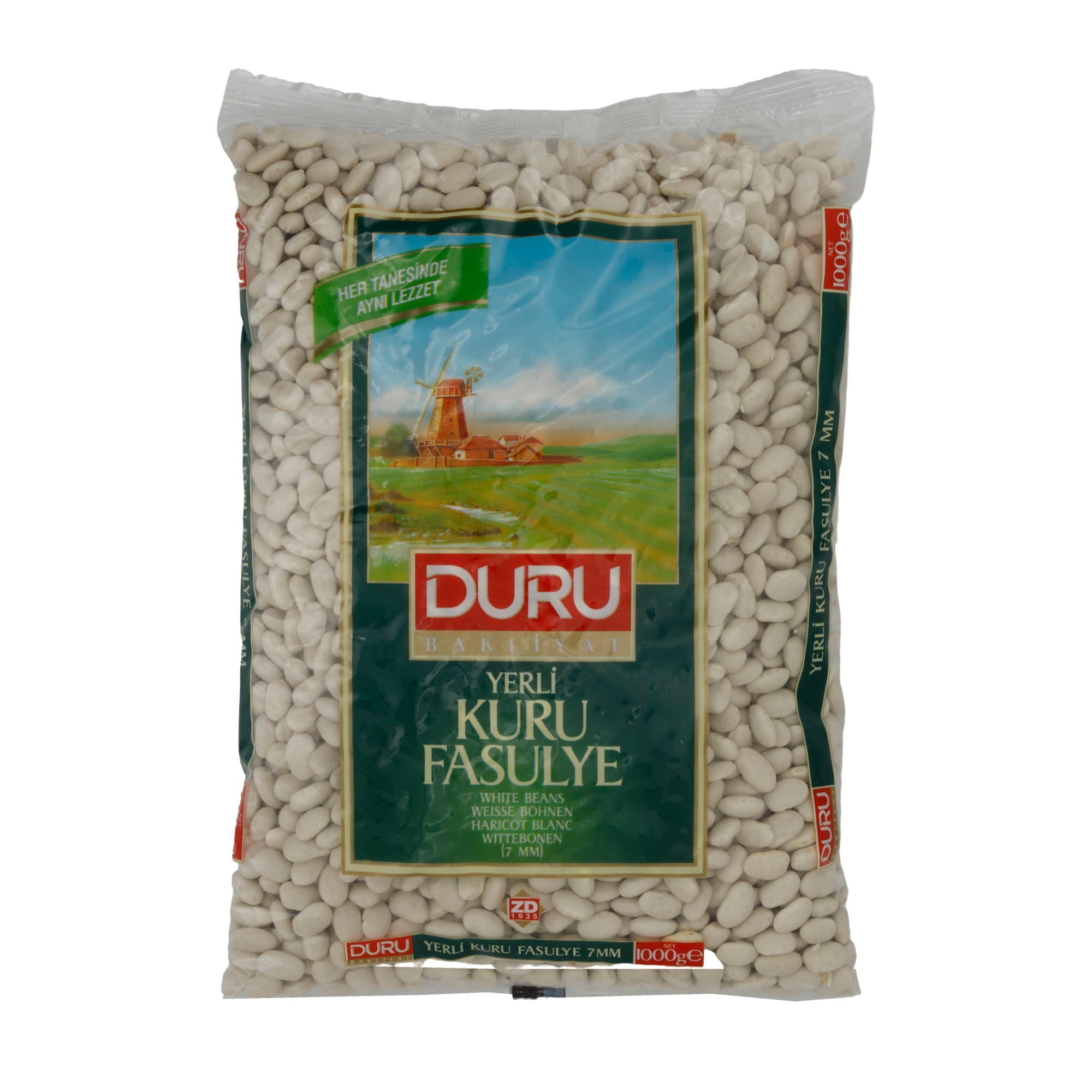 Bohnen Duru Yerli Kuru Fasulye | weiß | für vielseitige Gerichte | 1000 g DURU